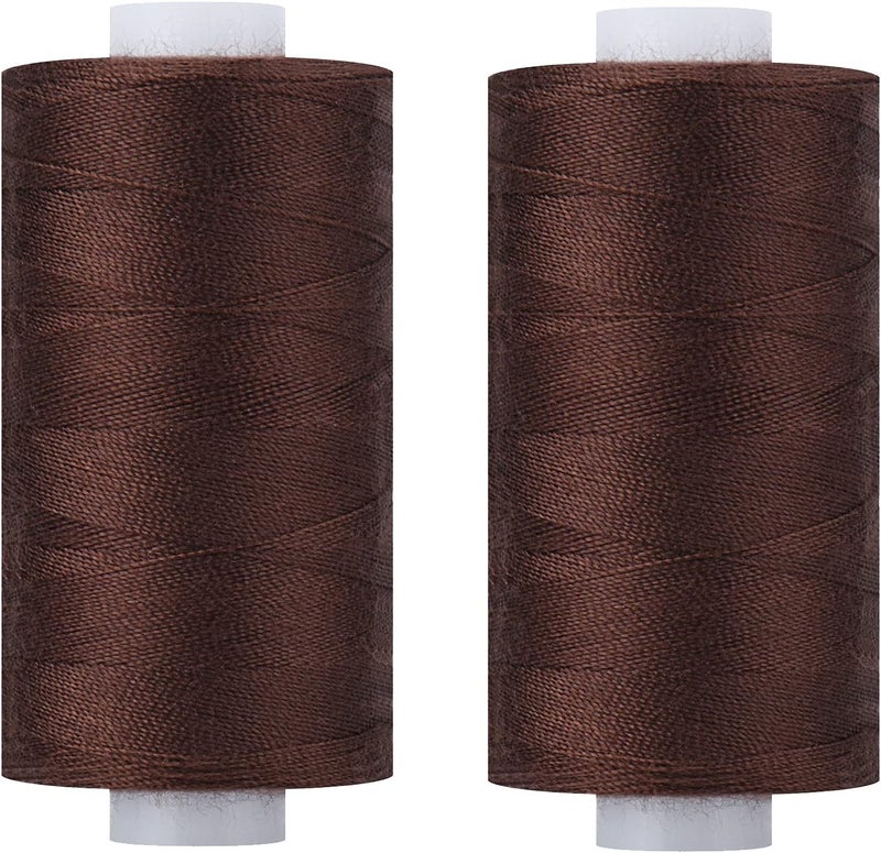 simthread All Purpose Thread Polyester 400Y Brown - Image 1